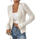 Shein Womens Solid Color Simple Long Sleeve CardiganCute SweaterCropped SweaterKnit SweaterFallWinter ClothesYellow Women DressesFrenchies