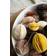 DBKD Ovoid Paper Easter Decoration Small 4 cm Yellow Easter Decoration 4cm