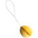 DBKD Ovoid Påskeophæng Papir Small 4 cm Yellow Påskepynt 4cm