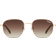 Quay Australia Big Time Round Metal Sunglasses - Gold/Brown Lens