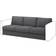 IKEA Vimle Klädsel Till 3-sitssektion Hallarp Sofföverdrag Grå (57x38cm)