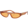 Miu Miu Stylish Sunglasses with Yellow Lenses - Brown