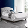 Happy Beds Lindisfarne Stone Grey Fabric Ottoman 5ft 6ft 147.5x216.3cm