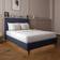 X-Rocker Maisie Upholstered Velvet Bed Frame 149 x 204 cm 149x203cm