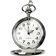 Grandado Retro Two-faced Pocket Watch Silver
