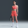 Nike One Training Dri-FIT High-Waisted Biker Shorts - Orange