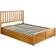 Aspire Wooden Ottoman Storage Bed Small Double 130x200cm