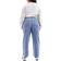 ASOS DESIGN Curve Cropped jeans med lige ben lys mellemblå