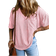 Shein Womens Twisted Threaded ShortSleeved TShirt