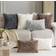 Shein pc Plush Embossed Square Without Pillow Simple Seasons Pillow Case Brown (50x30cm)