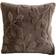 Shein pc Plush Embossed Square Without Pillow Simple Seasons Pillow Case Brown (50x30cm)
