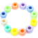 Shein 200pcs Pony Beads Mixed Color Bracelet Beads Glitter Transparent Pony Beads for Hair Braids Crafts Plastic Beads for Bracelet Jewelry Making