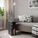 URBN Living C-Shape Sofa Side Wooden End Coffee Small Table 30x45cm