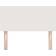 vidaXL Plain Design Cream 90 cm Corduroy Fabric Headboard 90cm