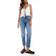 Stradivarius D89 Low Rise Mom Jeans - Medium Blue