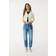 Stradivarius D89 Low Rise Mom Jeans - Medium Blue