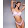 Ann Summers Sexy Lace Padded Plunge Bra - White/Pink