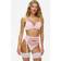 Ann Summers Sexy Lace Padded Plunge Bra - White/Pink