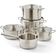 Dunelm Recycled 5 Piece Set Cookware Set with lid 5 Parts