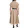 Donna Karan New York Button-Front Short-Sleeve Belted Dress - Fawn Linen