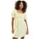 New Look Shirred Frill Mini Dress - Light Yellow