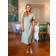 Vila Lovie Wrap Short Sleeve Midi Dress - Grün