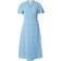 Vila Lovie Wrap Short Sleeve Midi Dress - Blau