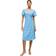 Vila Lovie Wrap Short Sleeve Midi Dress - Blau