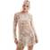 River Island Cream Crochet Tunic Dress - White