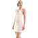 Bershka Halterneck Knitted Belt Detail Mini Dress - Ecru