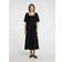 Selected Slfdora Ss Ankle Dress - Musta