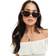 New Look Ovale Solbriller - Brune