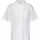 Monki Oversized Short-Sleeved Cotton Poplin Shirt - White