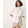 Gina Tricot Linneskjorta Linen Blend Shirt - Vit