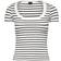 Gina Tricot Rib Short Sleeve Top Toppar - Vit