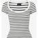 Gina Tricot Rib Short Sleeve Top Toppar - Vit