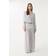 Stradivarius Contrast Flowing Midi Skirt - Grey
