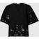 Selected Femme Blus SlfDahlia SS Broderi Shirt - Svart
