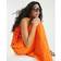 River Island Womens Sleeveless Broderie Maxi Dress - Orange