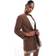 Stradivarius Open Linen Blend Blazer - Brown