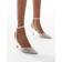 New Look Women's Embellished Heeled Court Shoes - Silver
