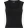 Gina Tricot Topp Tight Rib Top - Svart