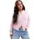 New Look Crew Neck Long Sleeve Cardigan - Pink