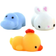 Klemmedyr squishy 1 stk. Ø 4 cm