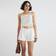 River Island Structured Raffia Belted Shorts - White