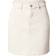 Vero Moda Vmtessa High Rise Short Denim Skirt - Ecru