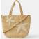 Accessorize Embroidered Starfish Handheld Mini Straw Bag - Natural