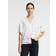 Selected Femme Bluse SLFDahlia SS Broderi Shirt - Bright White