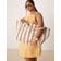 New Look Striped Slouchy Tote Bag - Brown