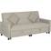 Homcom Reversible L-Shaped Sectional Bed Beige Sofa 90cm